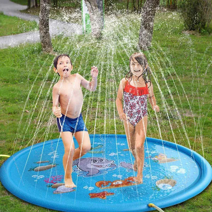 🌊 Mini Su Bahçesi – Çocuklar İçin Serinlik ve Eğlence Matı